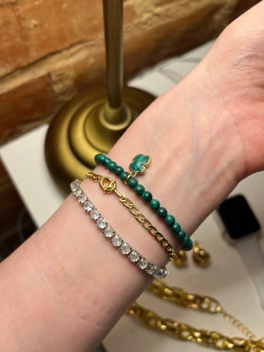 Customer photo review of Round Cut Zirconia Tennis Bracelet