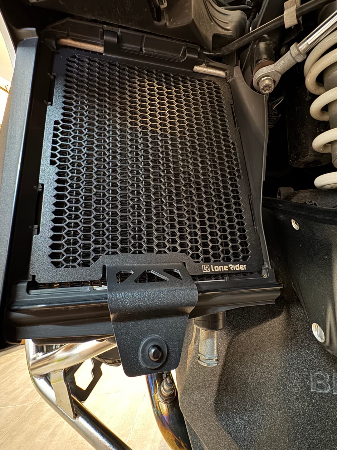 Customer photo review of Radiator Guard Set for BMW R1300GS / Adv