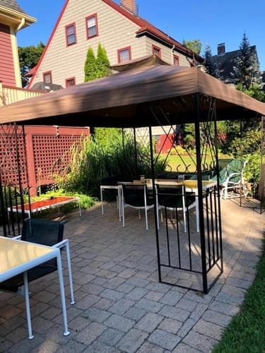 Customer photo review of Stoff Pavillon ANETO - 300cm x 360cm