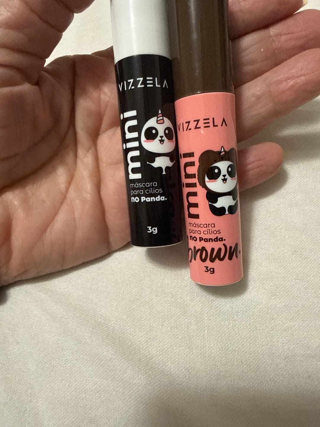 Customer photo review of Kit 3 Mini Máscaras - Vizzela