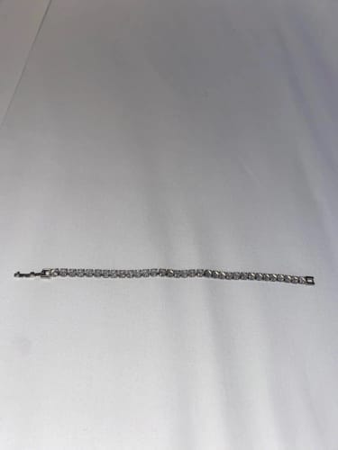 Customer photo review of Round Cut Zirconia Tennis Bracelet