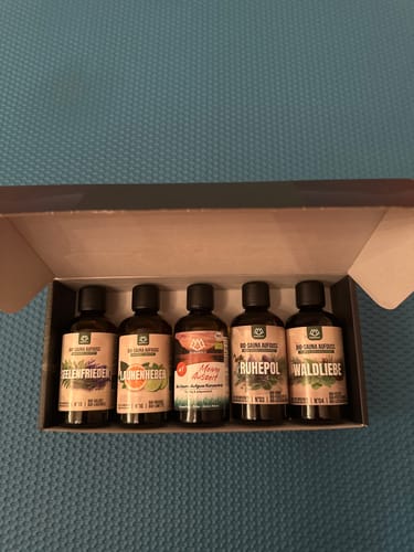 Customer photo review of Bio Sauna Aufguss "Best of Bundle"