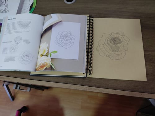 Customer photo review of El Arte de Dibujar Flores - Bianca Giarola