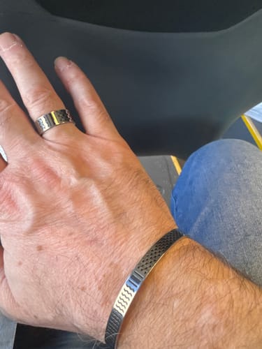 Customer photo review of Keffiyeh Cuff