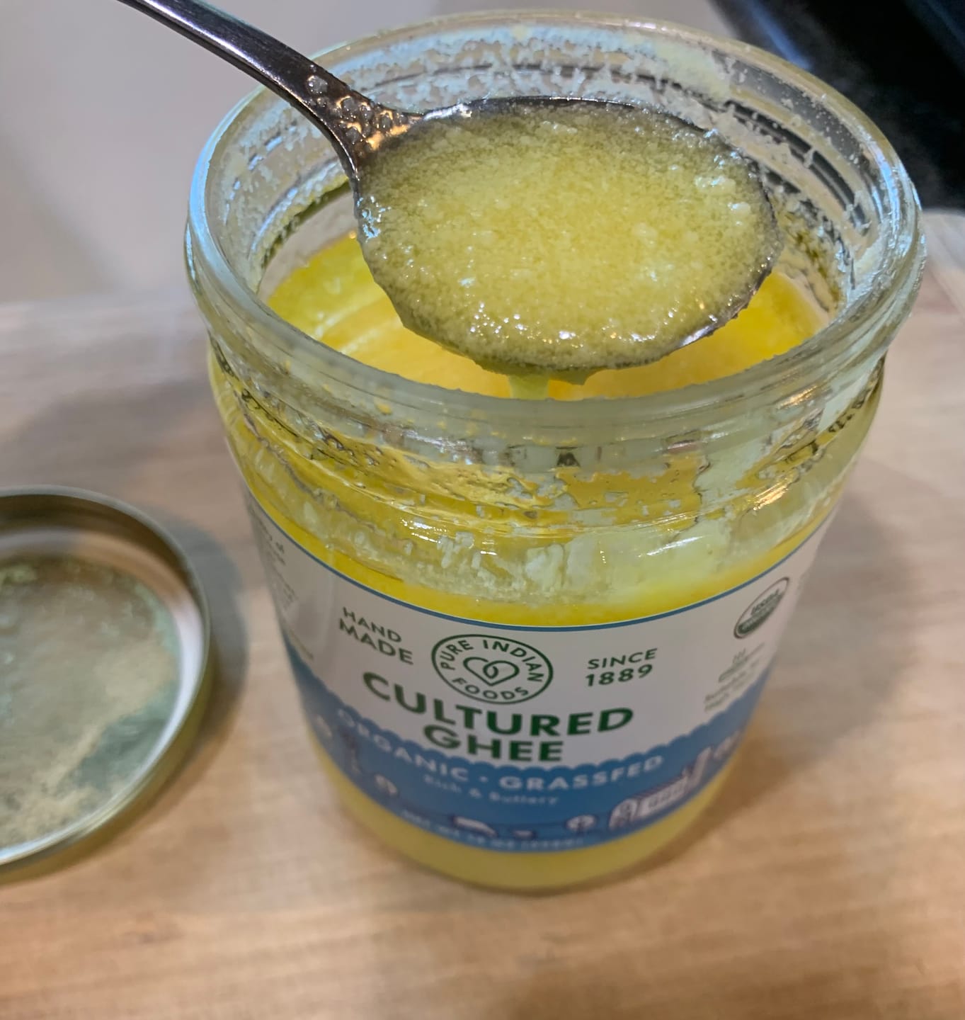 Customer photo review of Cultured Ghee, Grassfed & Certified Organic - 14 oz
