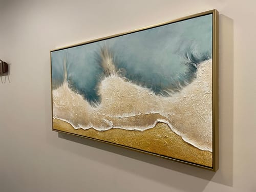 Customer review photo for Plaster Art Texture Painting #SG270