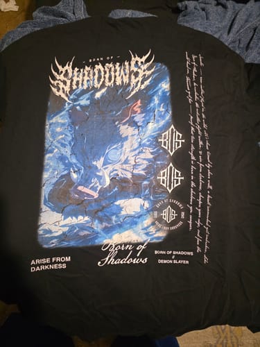 Customer photo review of Demon Slayer 'Inosuke' T-Shirt
