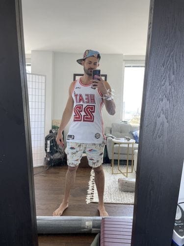 Customer photo review of NBA Jimmy Butler Miami Heat 22 Jersey