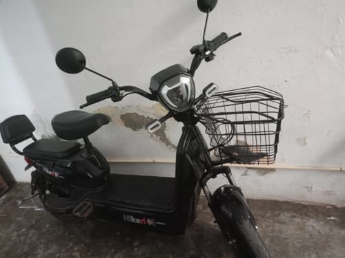 Customer photo review of Bicicleta Eléctrica Negra Kiwo GY801