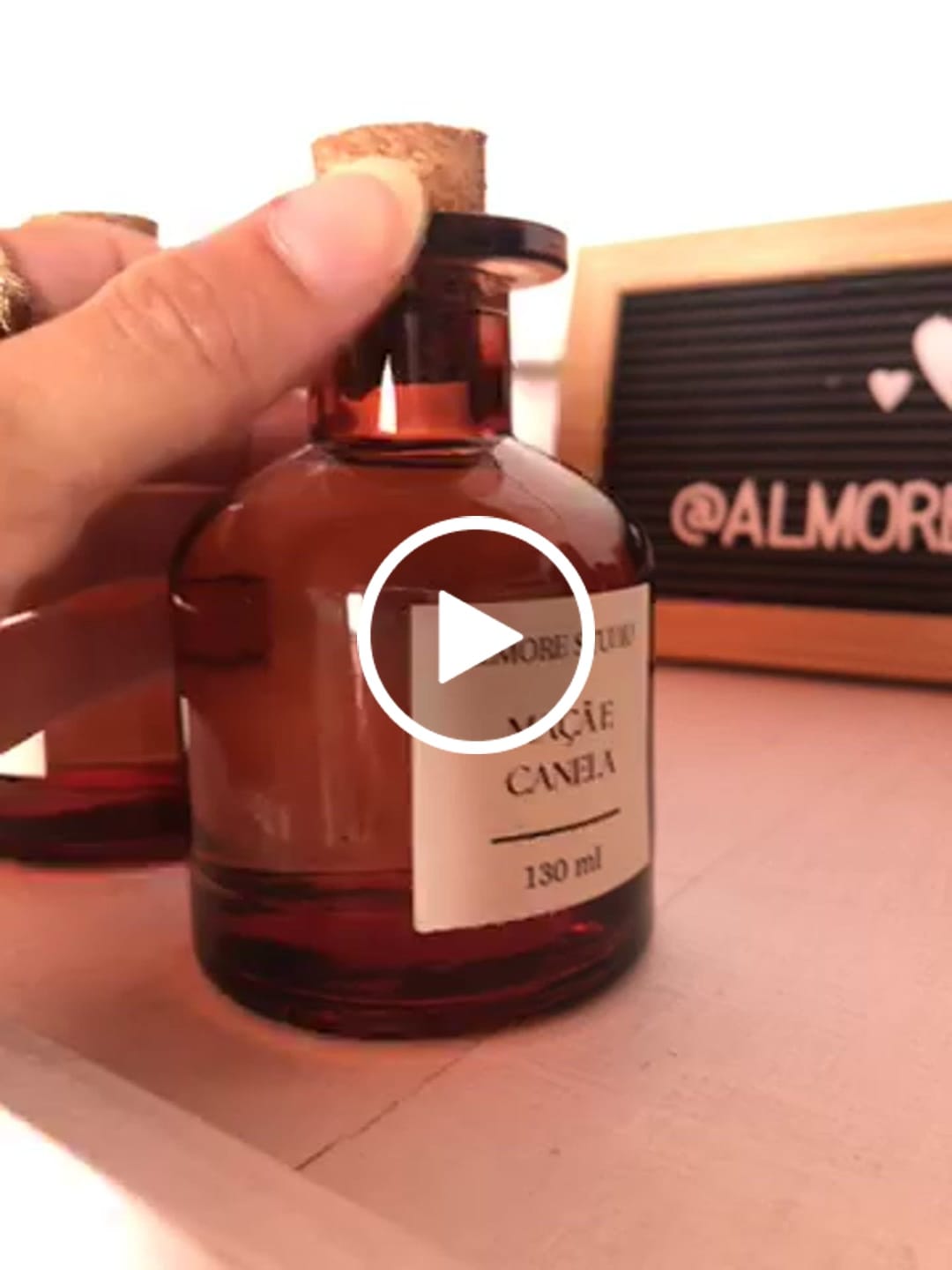 Customer video review of Fragancia MANZANA & CANELA