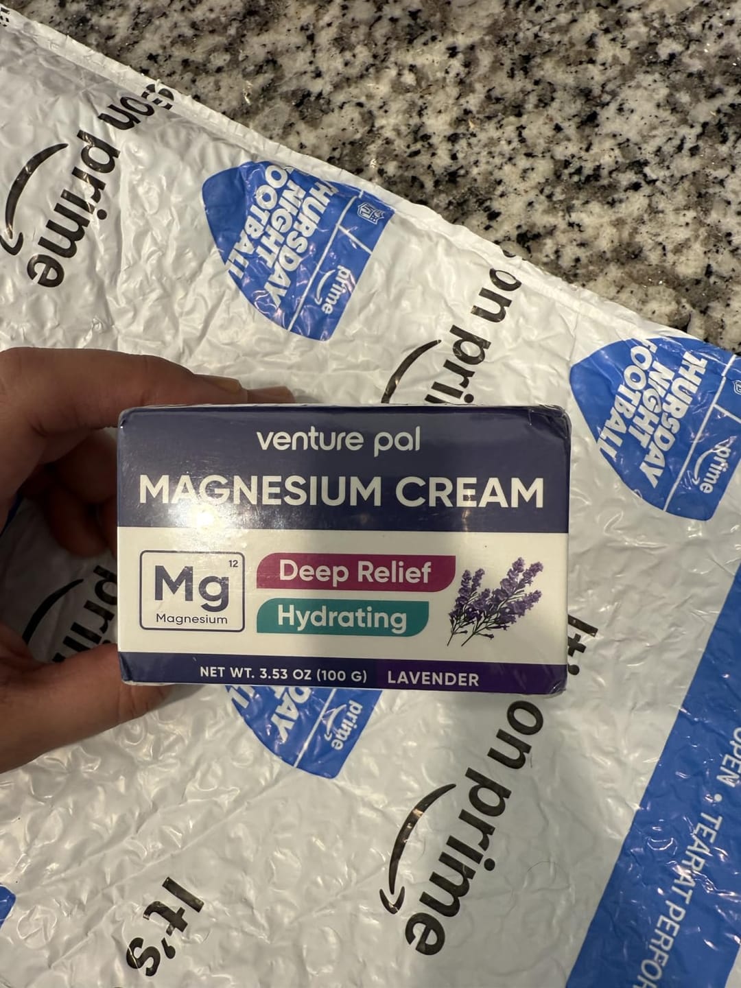 Customer photo review of Topical Magnesium Cream