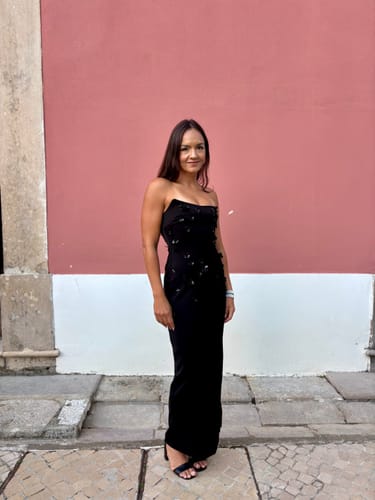 Customer photo review of Noir Dress by Lexi - RENTAL