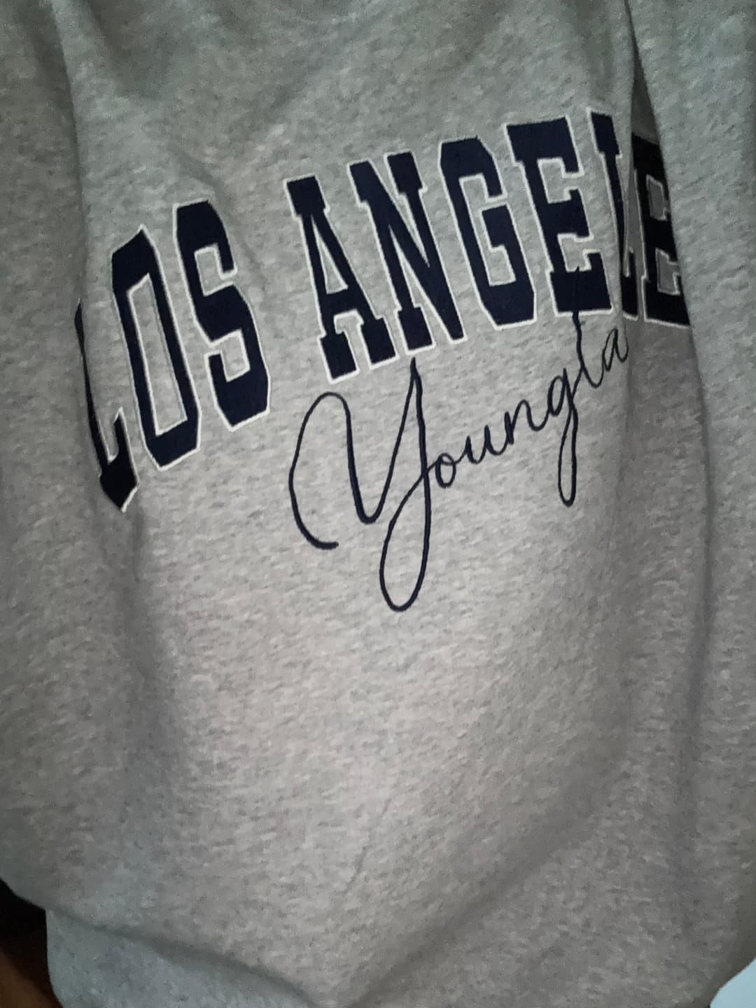 Customer photo review of W563 Varsity Crewneck
