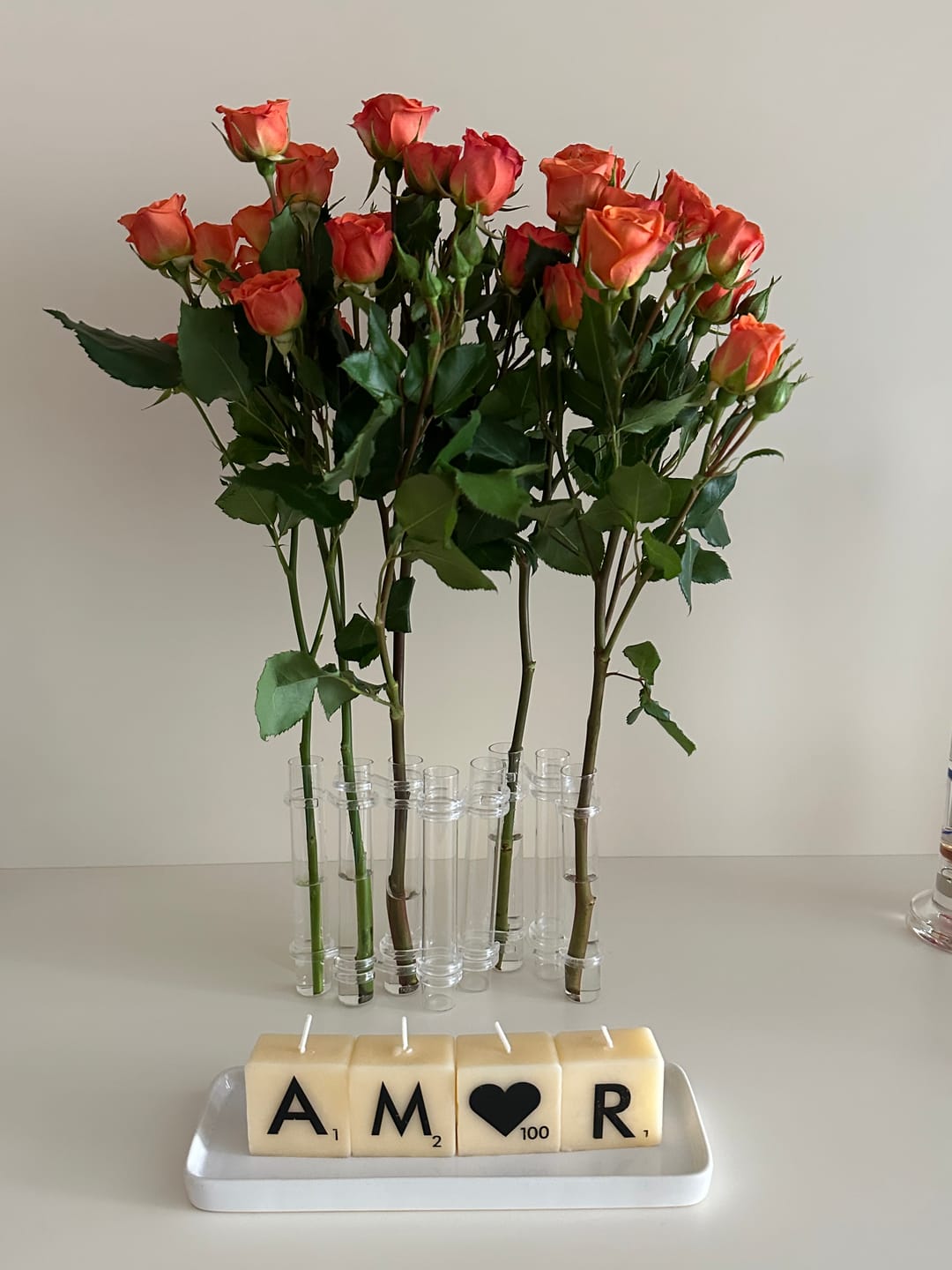 Customer photo review of Flower Flute – Glass Vases Collection
