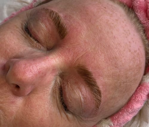 Customer photo review of Cysteamine Brow & Lash Lamination Kit - Step 2 - 15ml