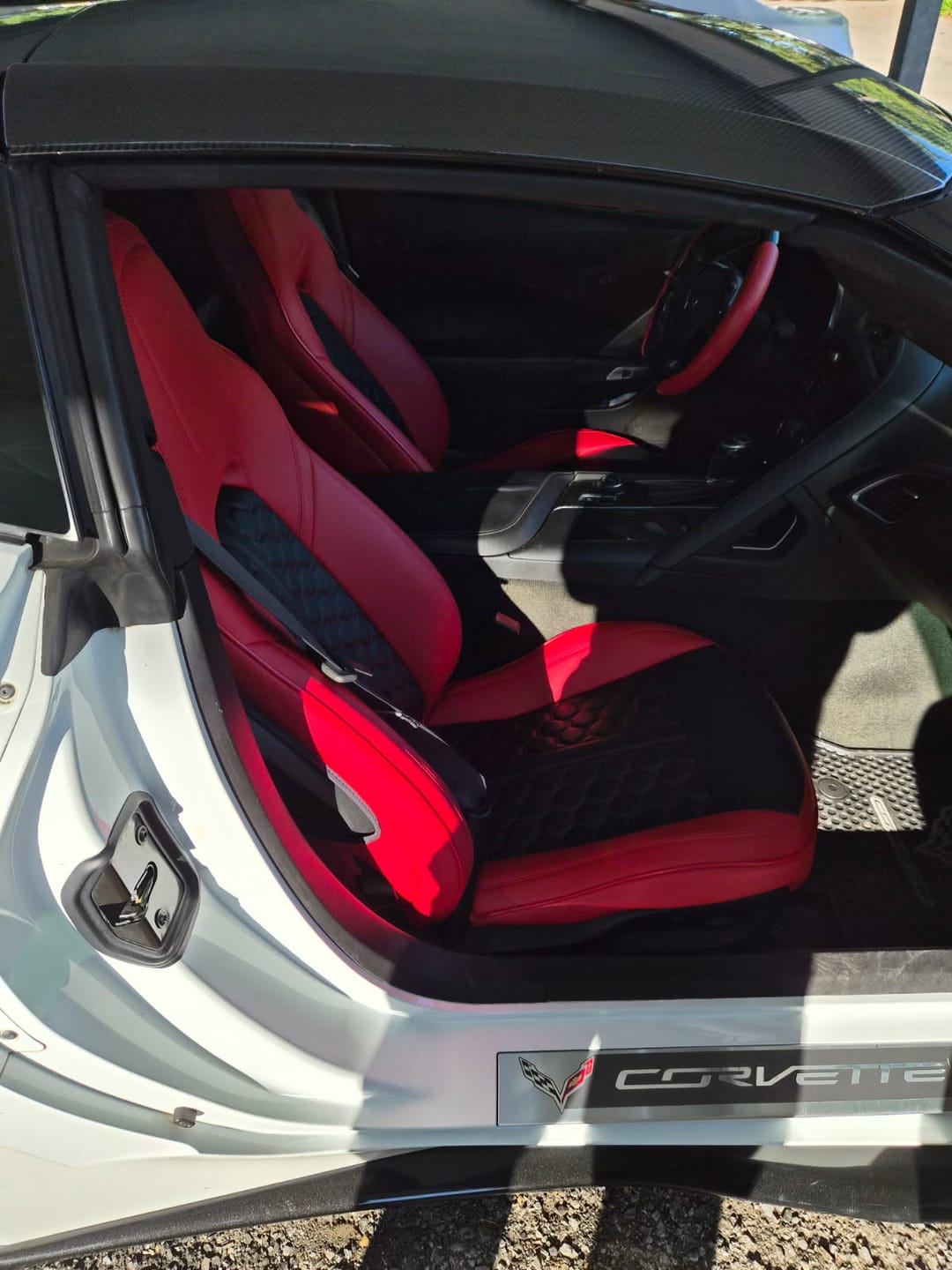 Customer photo review of Corvette C7 Custom Leather Seat Covers
