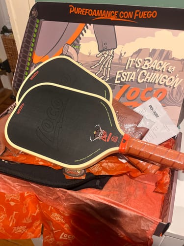 Customer photo review of Loco 16mm Pickleball Paddle- Hybrid (PRE-ORDER) (READ DESCRIPTION)