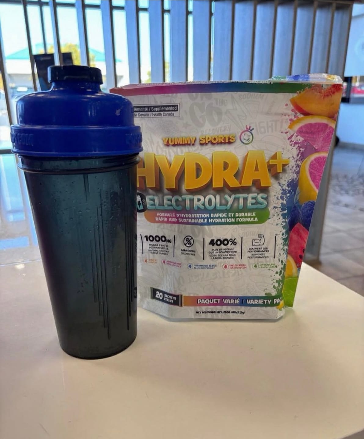 Customer photo review of Yummy Sports - Hydra + Sachet Mixte