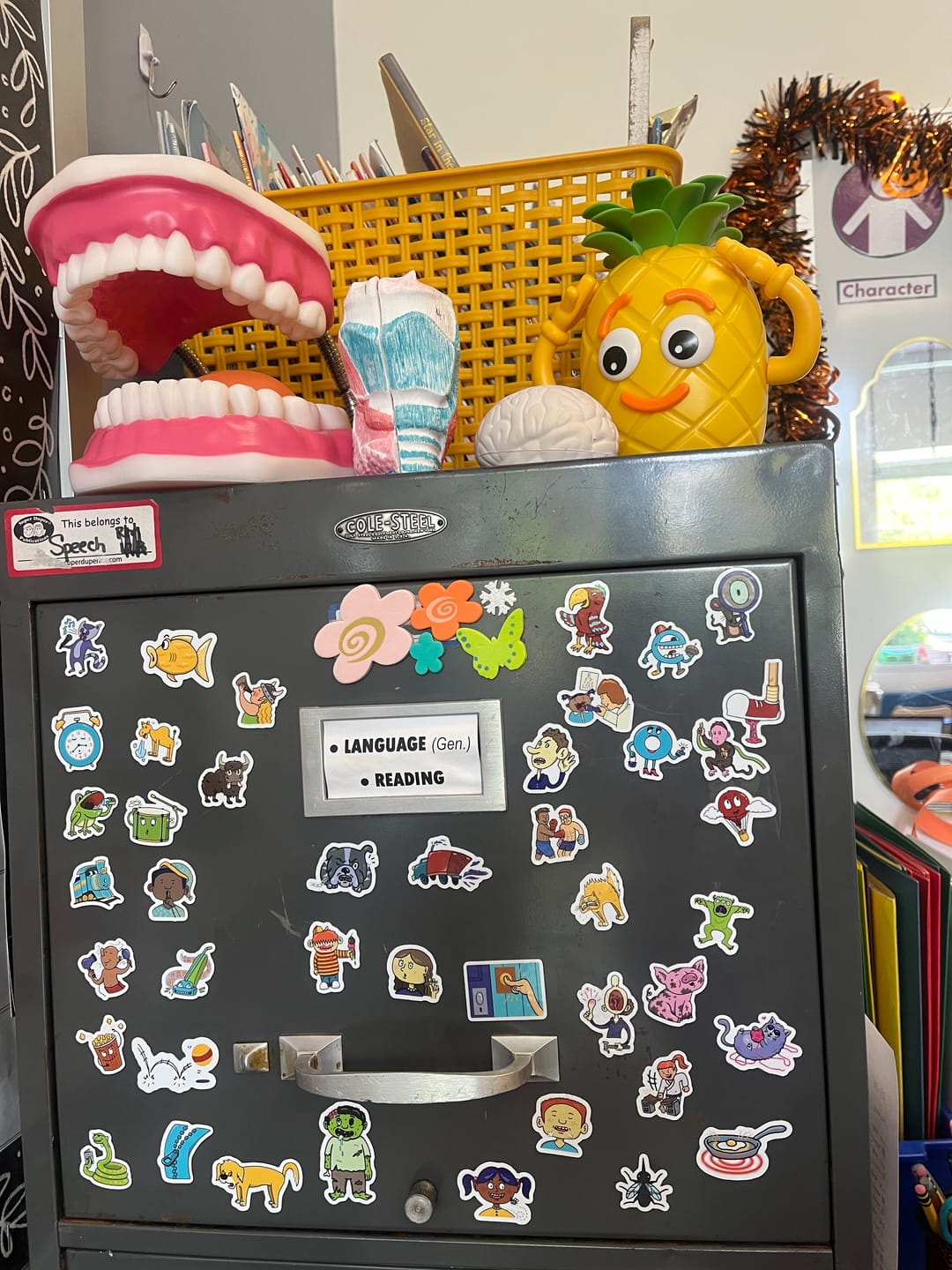 Customer photo review of Bjorem Better Letters™ & Bjorem Speech Sound Cues Mini Vinyl Sticker Pack