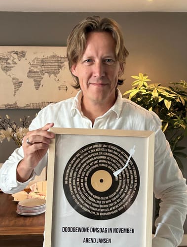 Customer photo review of Gepersonaliseerde Songtekst