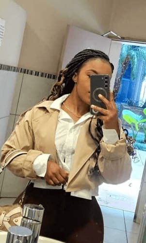 Customer photo review of Isla Trench Coat