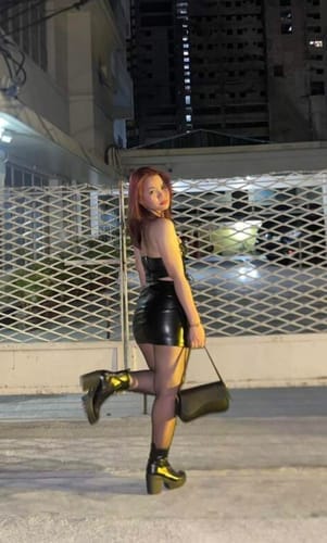 Customer photo review of Mila Shoulder Saddle Bag