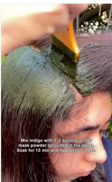 Customer photo review of Veda Natural Hair Colours