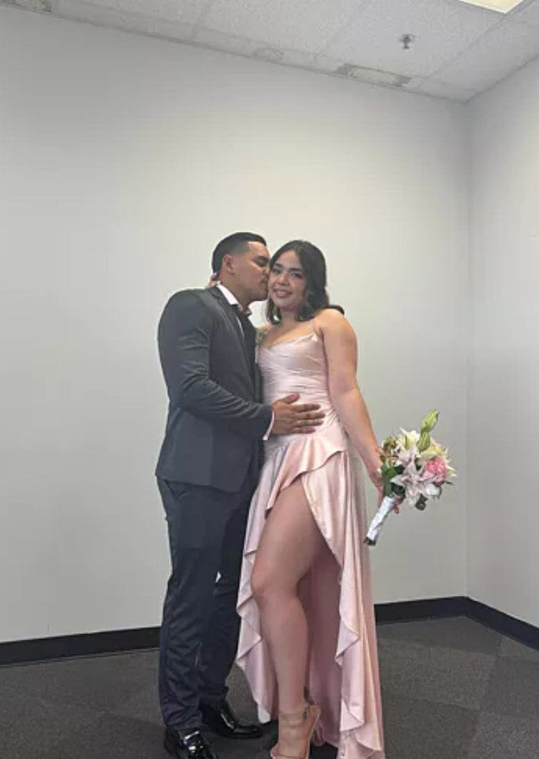Customer photo review of Samira Robe Longue - Red