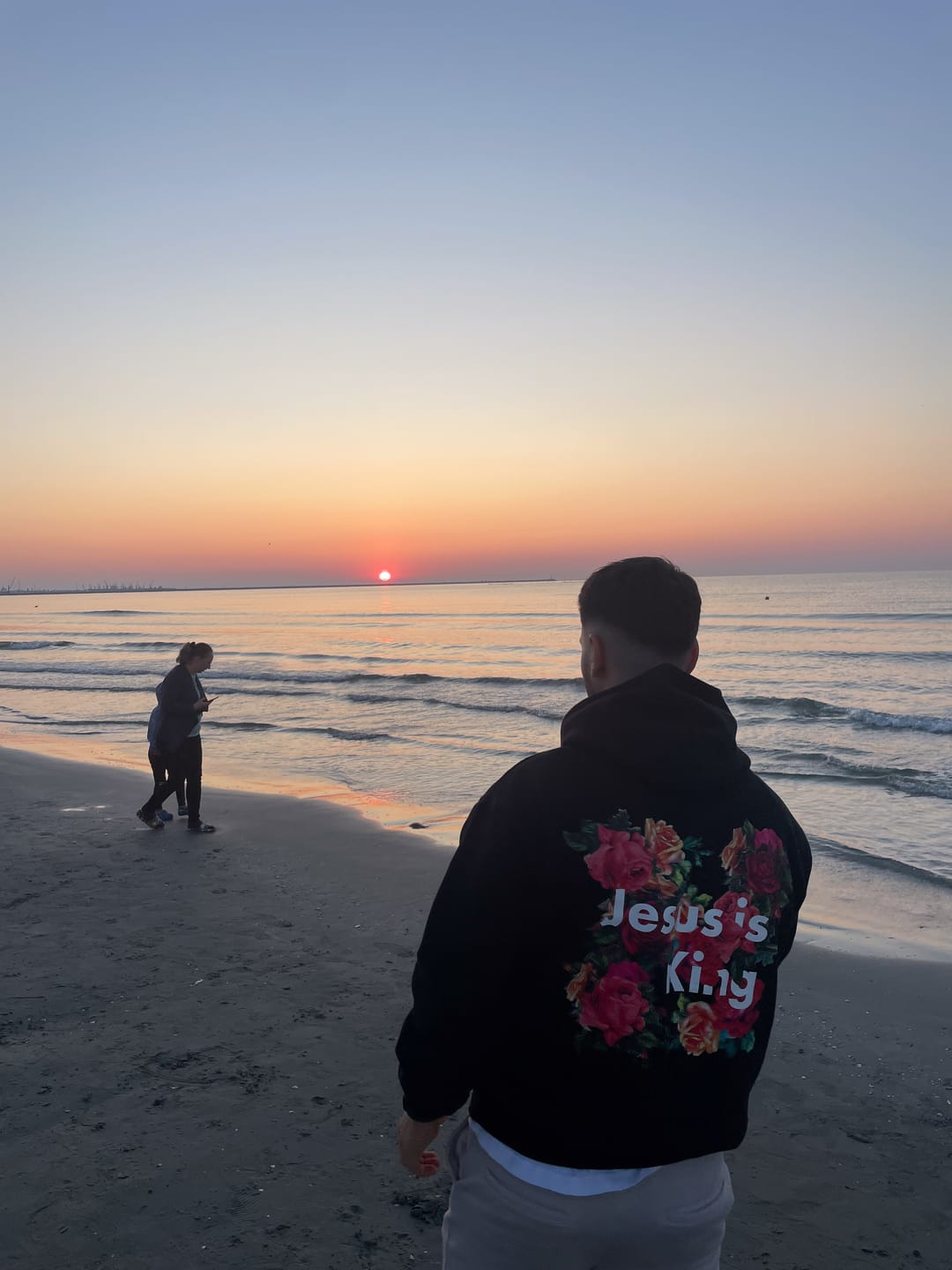 Customer photo review of Jesus Is King Hoodie