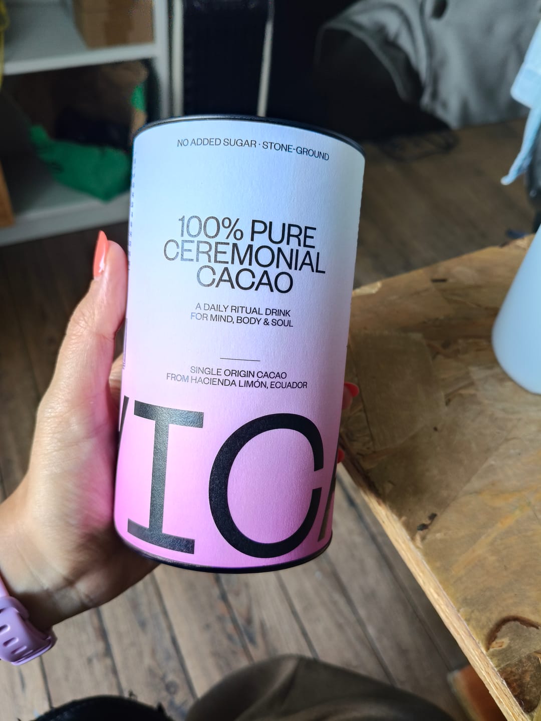 Customer photo review of 100% Ritual Ceremonial Cocoa, Hacienda Limon, Ecuador