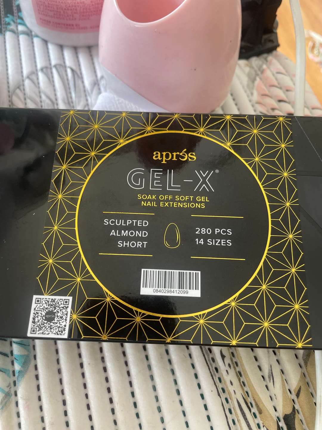 Customer photo review of Gel-X® Tips Esculpido Almendra Corto (280und)