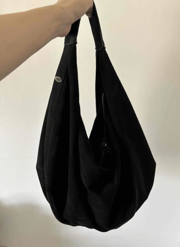 Customer photo review of Sylvie Suede Hobo Handbag