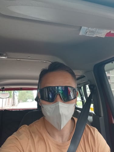 Customer photo review of Knight Nano Lens Sports Glasses