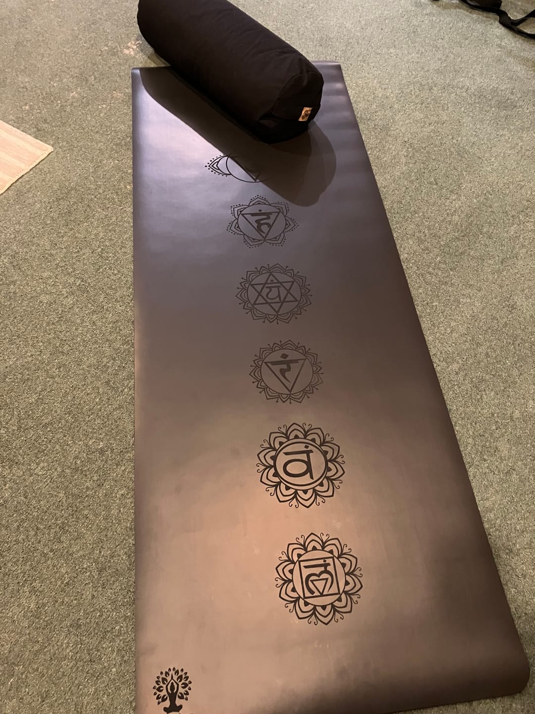 Customer photo review of Black Yoga Mat