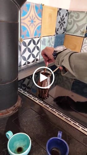 Customer video review of Copper Coffee pot (Briki) - 200ml