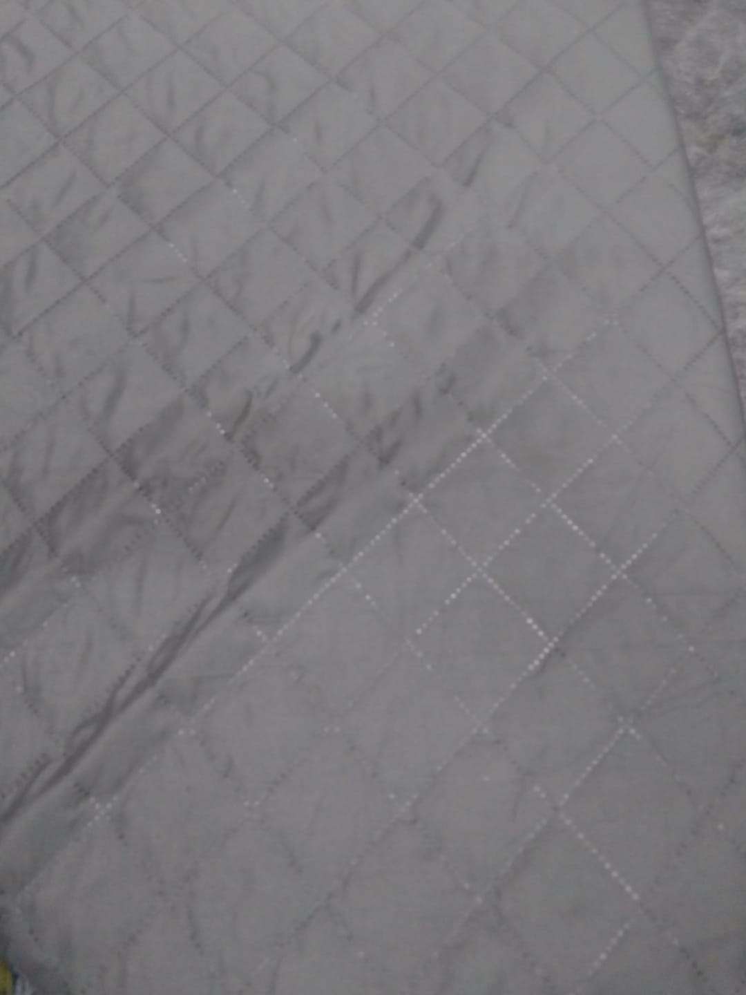 Customer photo review of GREY QUILTED WATERPROOF MATTRESS FITTED COVER