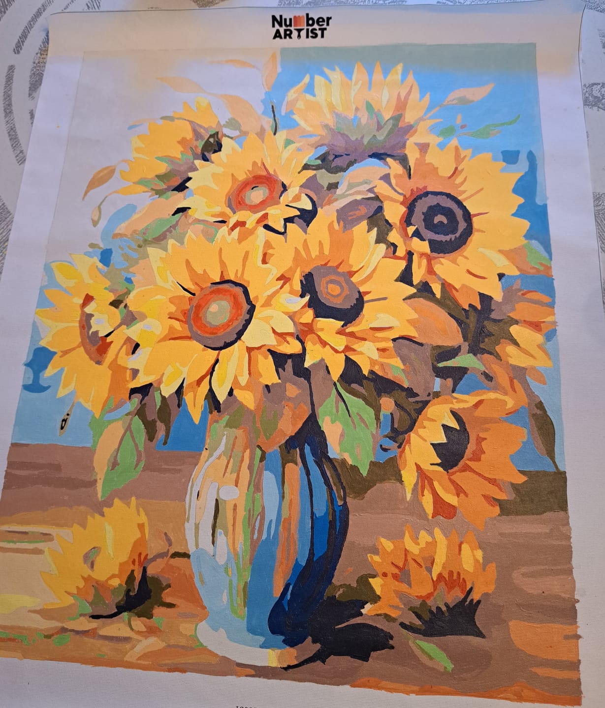 Customer photo review of Vase of Golden Blooms