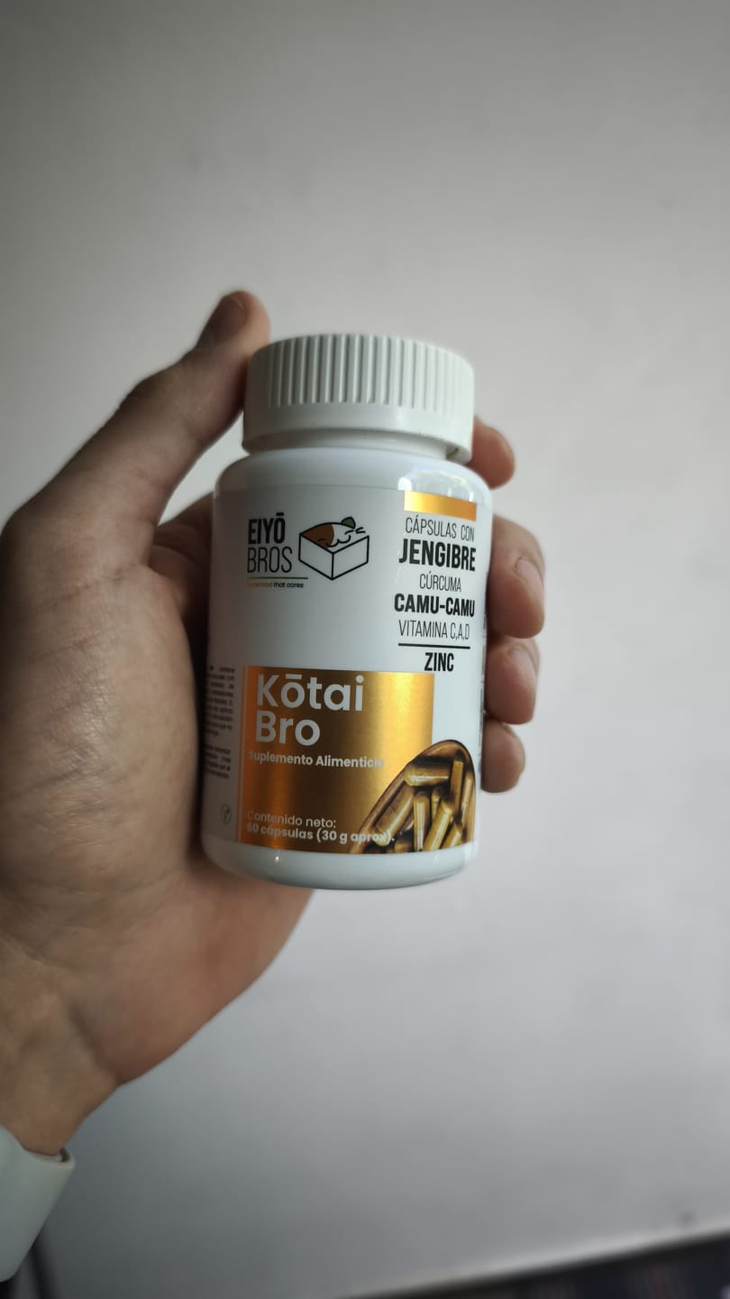 Customer photo review of Kotai Bro Veganas con cúrcuma, jengibre, Camu-Camu y  Vitaminas (C,D,A) (sistema inmune y antioxidante)
