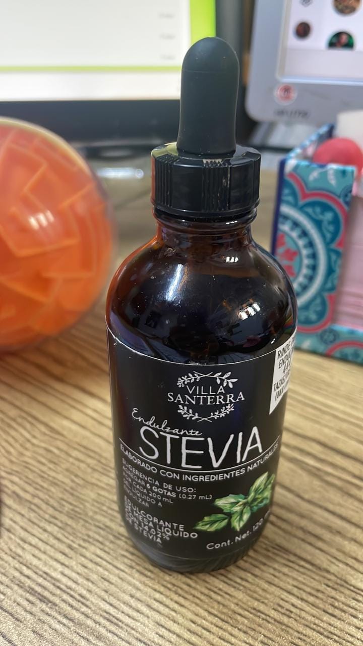 Customer photo review of Stevia Líquida Villa Santerra 1L Para Food Service
