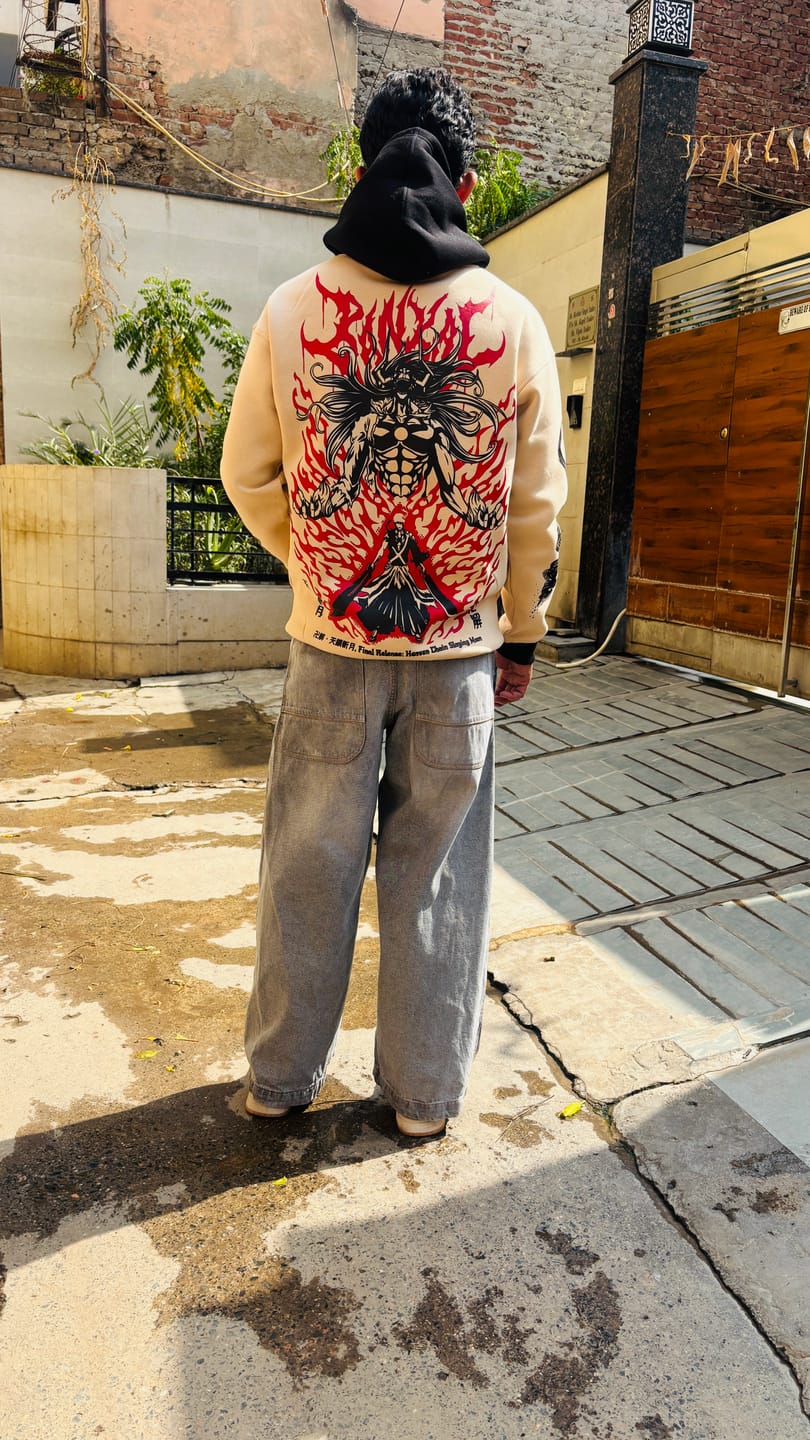 Customer photo review of The Final Getsuga // Screen & Puff // 350 GSM Cotton Fleece Hoodie