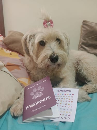 Customer photo review of Pasaporte Para Mascotas