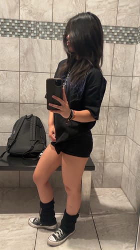 Customer photo review of Dark Cathedral Oversized T-shirt [DUSK]