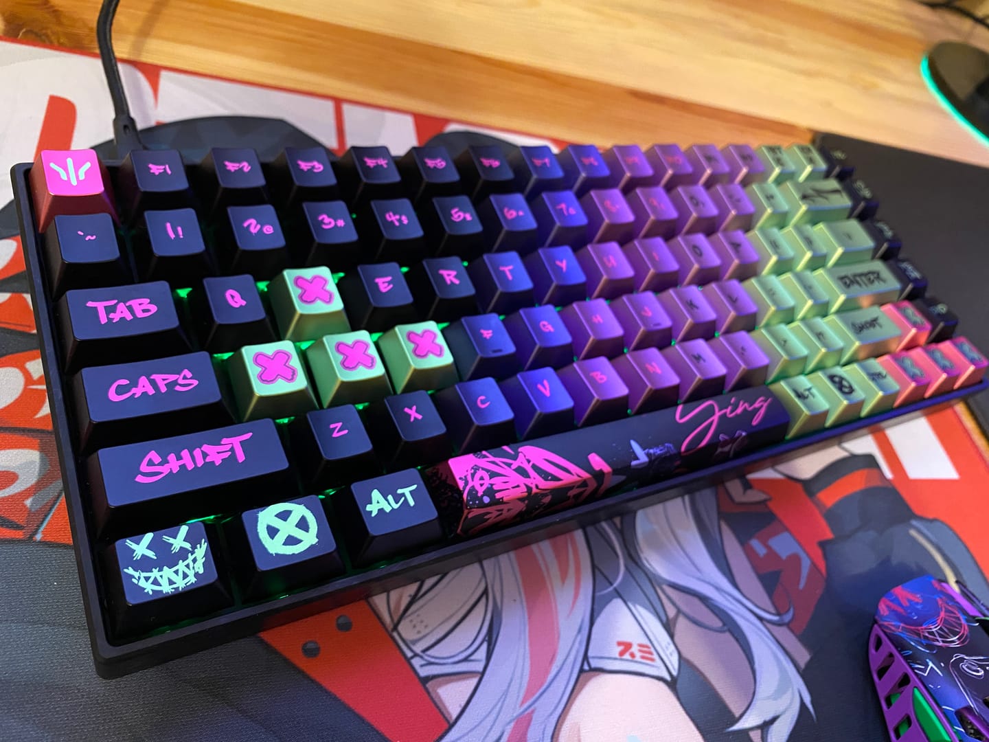 Customer photo review of WLMouse Ying75 CF Klavye (Manyetik Switch / HE)