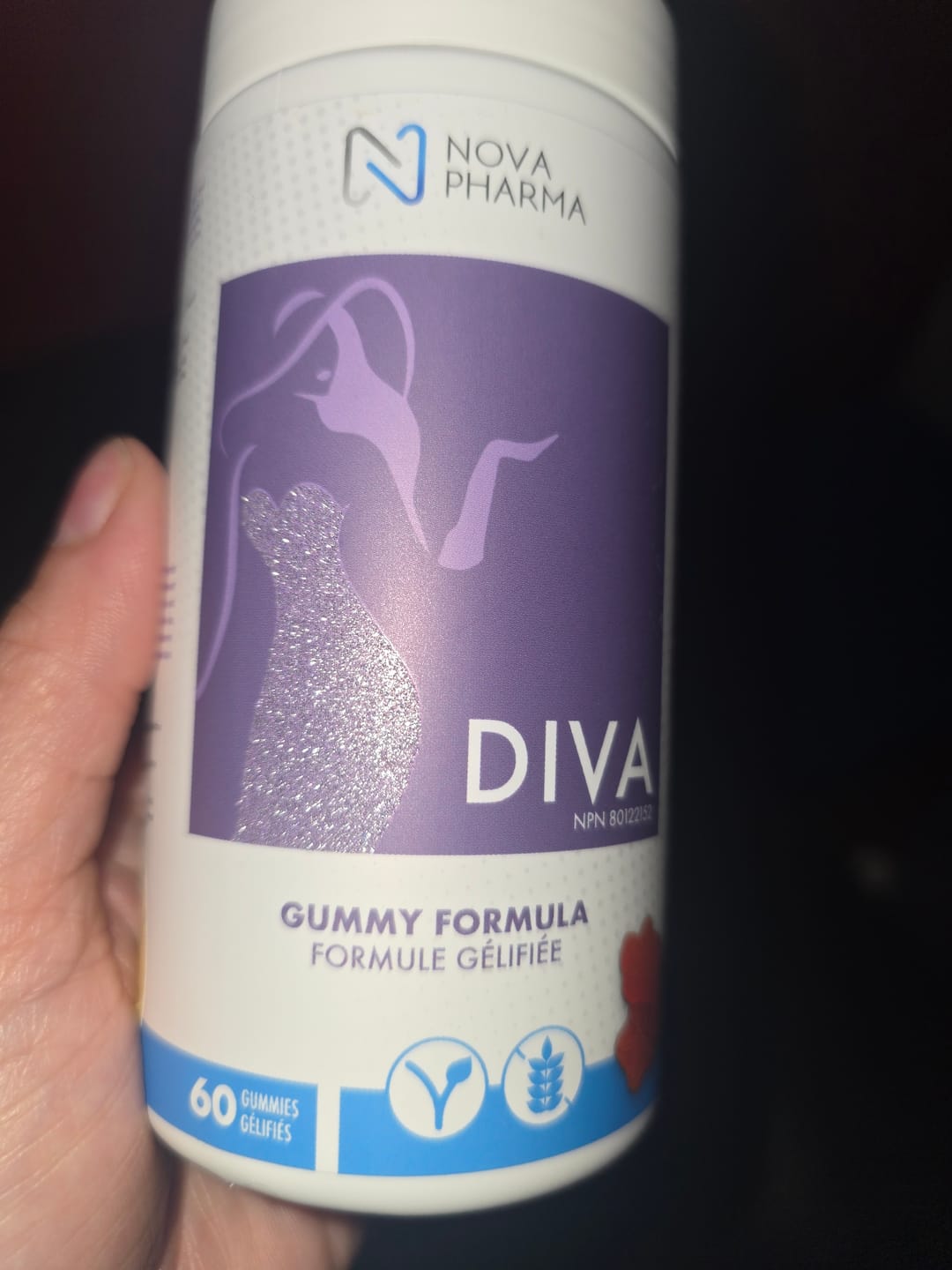 Customer photo review of Nova Pharma - Diva Jujubes à la biotine (60 jujubes)