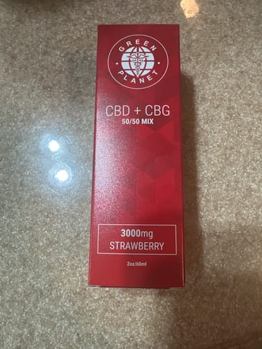 Customer photo review of CBD + CBG 3000Mg 50/50 Mix Multi Flavor 60ml