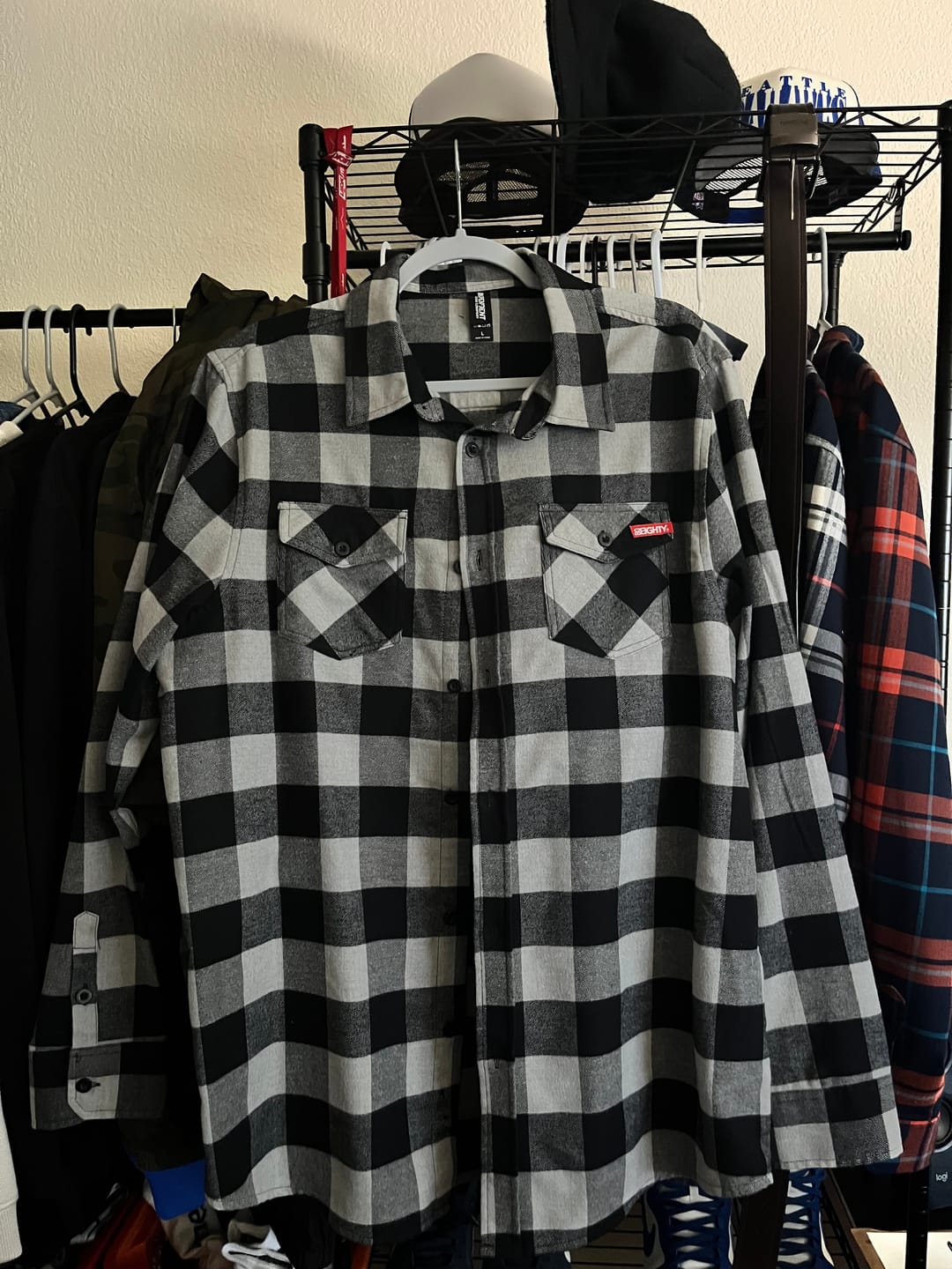 Customer photo review of 80Eighty® Gray-Black Flannel