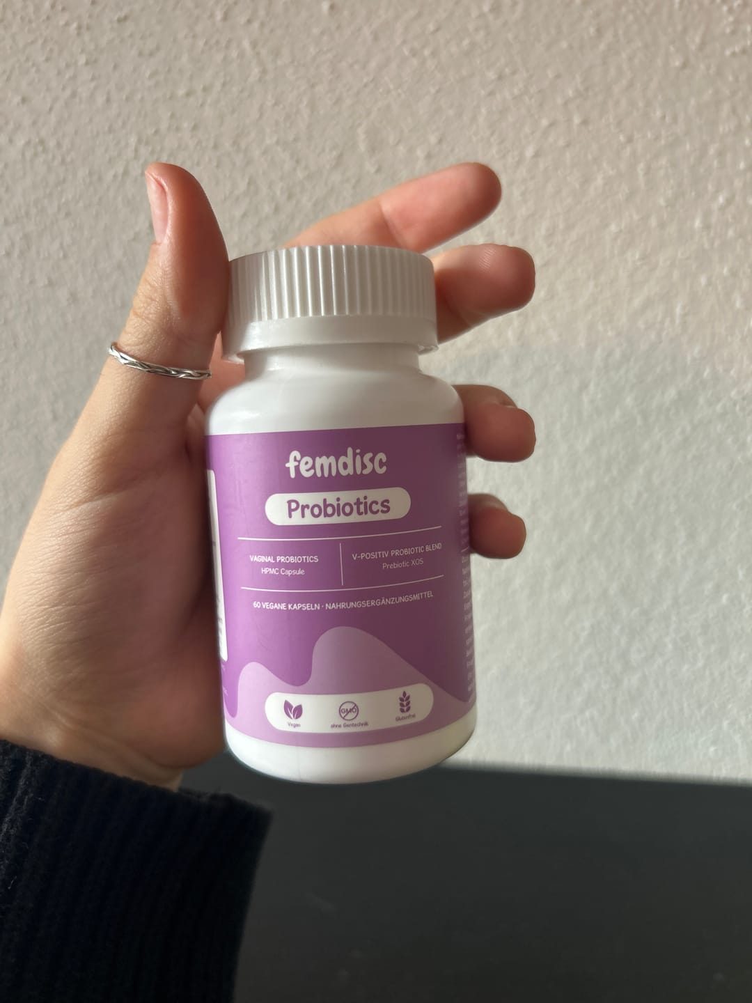 Customer photo review of femdisc vaginal Probiotics