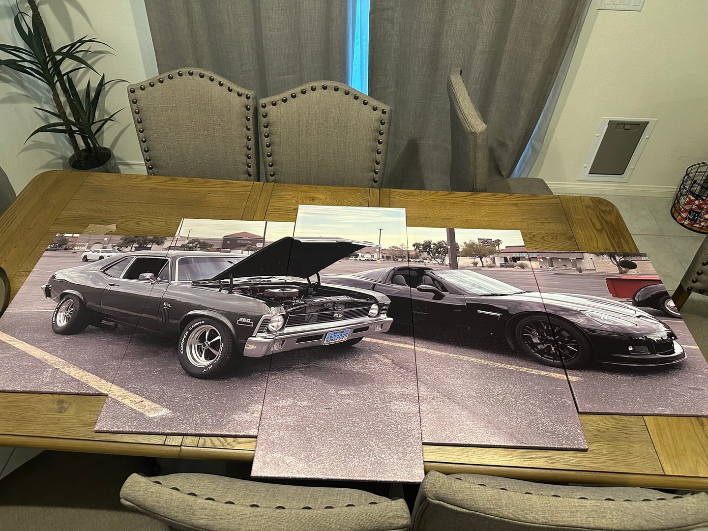 Customer photo review of Custom 5 Panel Canvas Print Wall Art - Do It Yourself (DIY) Or Let Us Do It For You (LUDIFY)!