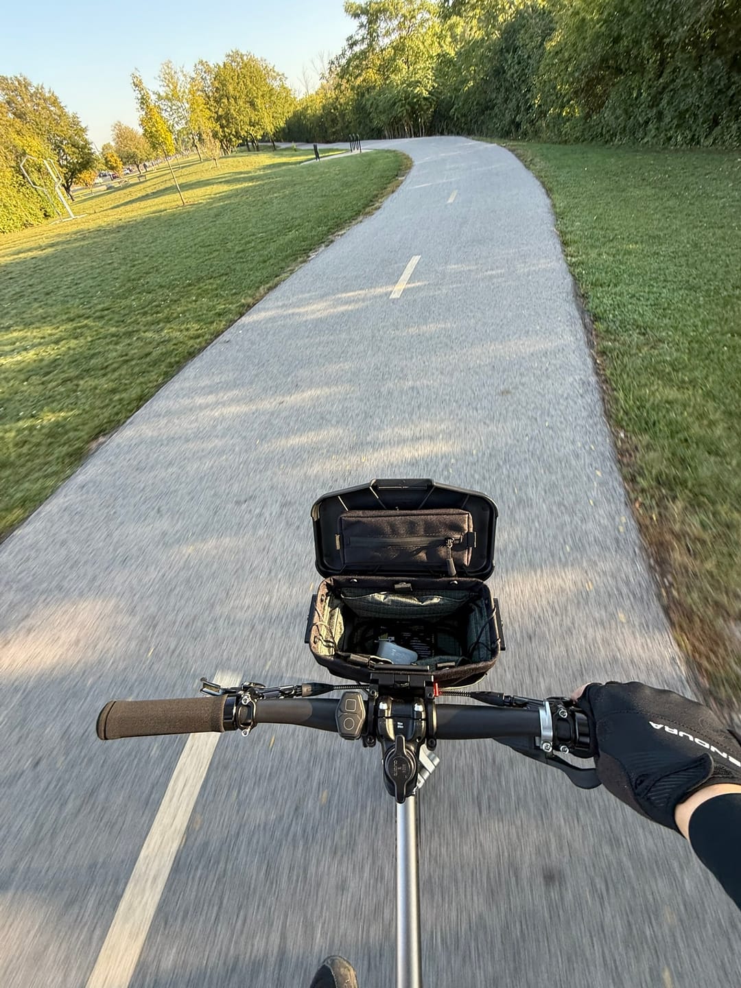 Customer photo review of The Handlebar Bag