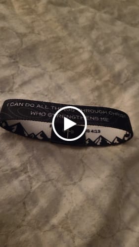 Justin G. review of Daily Bible Verse Wristband image 1 out of 1